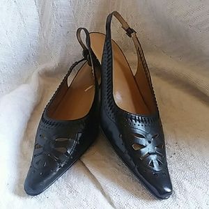 Pazzo pointy toe kitten heels size 10 office